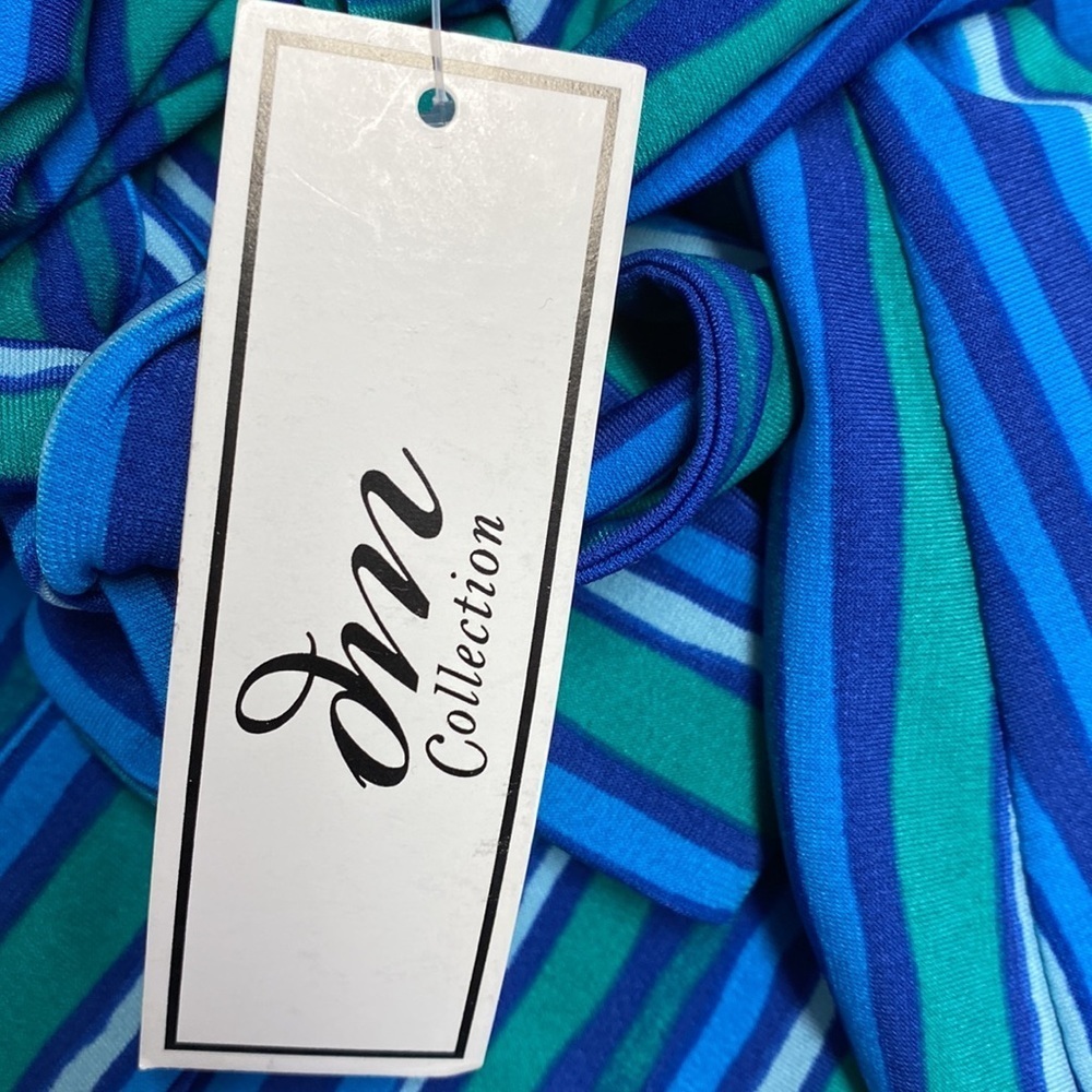 dm collection Striped Jersey Dress NWT Size 0 - Picture 12 of 15